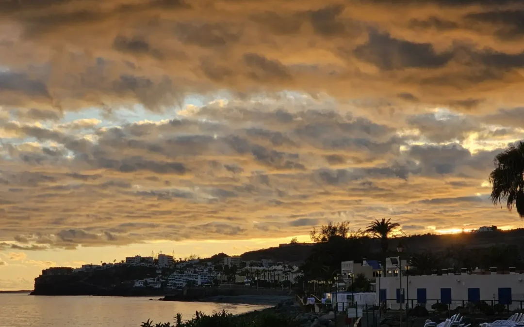 Wenn Gran Canaria den Himmel in Gold taucht
